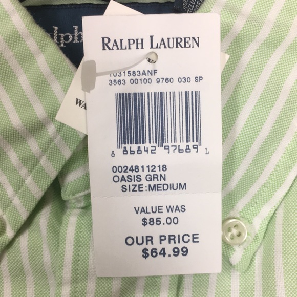 Polo Ralph Lauren Long Sleeve Custom Buttondown - Picture 4 of 4